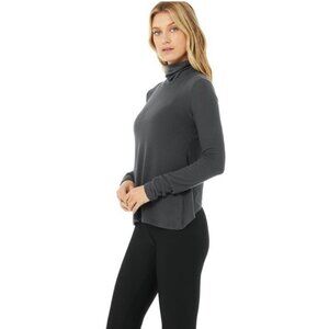 Alo Yoga Embrace Long Sleeve Mock Neck Top| XS| New Without Tags